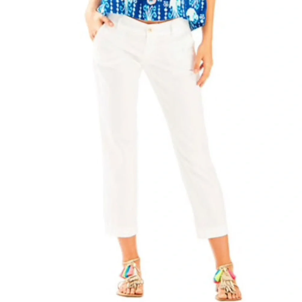Lilly Pulitzer Cocoanut Walk Crop Pants - Picture 7 of 8